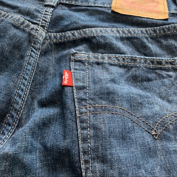 Levi’s 514 Dark Wash Blue Jeans - Picture 6 of 9